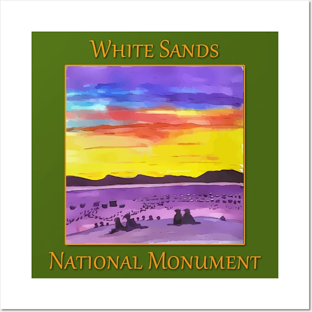 White Sands National Monument in New Mexico Wall Art by WelshDesigns